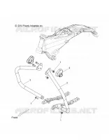 CHASSIS, HIGHWAY BAR, TUBE   V17XDAAA/XTAAA ALL OPTIONS (49VICTUBE15CC) pour Polaris CROSS COUNTRY/TOURING de 2017