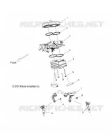 ENGINE, CORPS DE PAPILON ASM.   V17XDAAA/XTAAA ALL OPTIONS (49VICTHROTTLEBODY15CC8) pour Polaris CROSS COUNTRY/TOURING de 2017