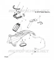 ENGINE, PRISE D'AIR   V17XDAAA/XTAAA ALL OPTIONS (49VICAIRINTAKE11CC) pour Polaris CROSS COUNTRY/TOURING de 2017