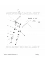 STEERING, FIXATION GUIDON   V17XDAAA/XTAAA ALL OPTIONS (800039) pour Polaris CROSS COUNTRY/TOURING de 2017