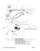 SYSTÈME D'ALIMENTATION, FUEL TANK   V17XDAAA/XTAAA ALL OPTIONS (800289) pour Polaris CROSS COUNTRY/TOURING de 2017