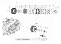 SYSTÈME DE TRANSMISSION, CLUTCH   V17XDAAA/XTAAA ALL OPTIONS (49VICCLUTCH11VGS) pour Polaris CROSS COUNTRY/TOURING de 2017
