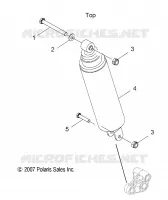 AMORTISSEUR   V17CWAAB/CWBAB ALL OPTIONS (49VICSHOCK08VEGAS) pour Polaris HIGH BALL ALL de 2017