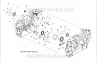 CARTERS MOTEUR BEARINGS   V17CWAAB/CWBAB ALL OPTIONS (49VICCRANKCASEBRGS11VGS) pour Polaris HIGH BALL ALL de 2017