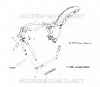 CHASSIS, CADRE   V17CWAAB/CWBAB ALL OPTIONS (49VICCADRE12HB) pour Polaris HIGH BALL ALL de 2017
