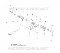 CHASSIS, FOOTPEG , LH   V17CWAAB/CWBAB (49VICFOOTPEGLH13VGS) pour Polaris HIGH BALL ALL de 2017