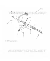 CHASSIS, FOOTPEG, RH   V17CWAAB/CWBAB ALL OPTIONS (49VICFOOTPEGRH15VGS) pour Polaris HIGH BALL ALL de 2017