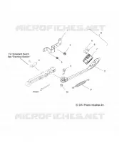 CHASSIS, SIDE STAND   V17CWAAB/CWBAB ALL OPTIONS (49VICSIDESTAND15MW) pour Polaris HIGH BALL ALL de 2017