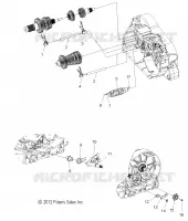 DRIVE TRAIN, FOURCHETTES DE SELECTION AND DRUM   V17CWAAB/CWBAB ALL OPTIONS (49VICSHIFTFORK13VGS) pour Polaris HIGH BALL ALL de 2017