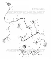 DURITES DE FREIN AND RESERVOIR, ABS (INTL ONLY)   V17CWAABEE (49VICBRAKELINE15LWABS) pour Polaris HIGH BALL ALL de 2017