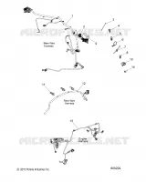 ELECTRICITE, WIRE HARNESSES   V17CWAAB/CWBAB ALL OPTIONS (800229) pour Polaris HIGH BALL ALL de 2017