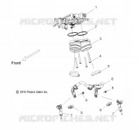 ENGINE, CORPS DE PAPILON ASM.   V17CWAAB/CWBAB ALL OPTIONS (49VICTHROTTLEBODY11VGS) pour Polaris HIGH BALL ALL de 2017