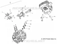 ENGINE, SOUPAPES   V17CWAAB/CWBAB ALL OPTIONS (49VICVALVETRN14VGS) pour Polaris HIGH BALL ALL de 2017