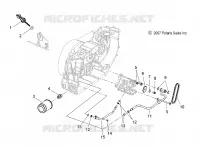 POMPE A HUILE MOUNTING AND DIPSTICK   V17CWAAB/CWBAB ALL OPTIONS (49VICOILPUMPMTG08VEGAS) pour Polaris HIGH BALL ALL de 2017