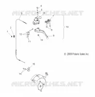 STEERING, LEVIER D'EMBRAYAGE   V17CWAAB/CWBAB ALL OPTIONS (49VICCLUTCHLVR10VGS) pour Polaris HIGH BALL ALL de 2017