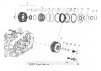 SYSTÈME DE TRANSMISSION, CLUTCH   V17CWAAB/CWBAB ALL OPTIONS (49VICCLUTCH12HB) pour Polaris HIGH BALL ALL de 2017