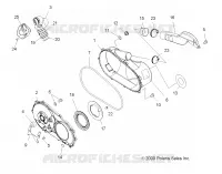 CARTER EMBRAYAGE   A10EA32AA (49ATVEMBRAYAGECVR10TBLZR) pour Polaris TRAIL BOSS 330 de 2010