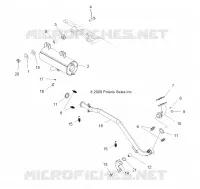 ECHAPPEMENT   A10EA32AA (49ATVECHAPPEMENT10TB) pour Polaris TRAIL BOSS 330 de 2010
