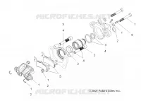 FREIN ARRIERE CALIPER   A10EA32AA (49ATVCALIPER08SCRAM) pour Polaris TRAIL BOSS 330 de 2010
