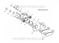 FREIN AVANT CALIPER   A10EA32AA (4999202939920293A14) pour Polaris TRAIL BOSS 330 de 2010