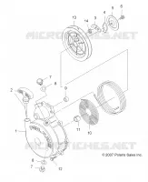 LANCEUR   A10EA32AA (49ATVLANCEUR08TB) pour Polaris TRAIL BOSS 330 de 2010