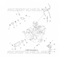MOTEUR, MOUNTING   A10EA32AA (49ATVMOTEURMTG10BOSS) pour Polaris TRAIL BOSS 330 de 2010