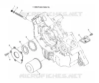 POMPE A HUILE and FILTRE A HUILE   A10EA32AA (4999202939920293C12) pour Polaris TRAIL BOSS 330 de 2010