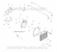 REFROIDISSEMENT SYSTEM   A10EA32AA (49ATVCOOL10BOSS) pour Polaris TRAIL BOSS 330 de 2010