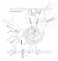 SOUPAPES and CAMSHAFT   A10EA32AA (49ATVCAMSHAFT08TB) pour Polaris TRAIL BOSS 330 de 2010