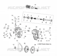 SYSTÈME DE TRANSMISSION, PONT PRINCIPAL   A10EA32AA (49ATVPONT10BOSS) pour Polaris TRAIL BOSS 330 de 2010