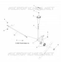 SYSTÈME DE TRANSMISSION, SELECTEUR DE VITESSE   A10EA32AA (49ATVGEARSELECT10BOSS) pour Polaris TRAIL BOSS 330 de 2010