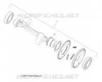 ARBRE D'EQUILIBRAGE   A09ZX85FS/CFS (49ATVBALANCESHAFT09SPXP850) pour Polaris SPORTSMAN XP EPS 850 INTL de 2009