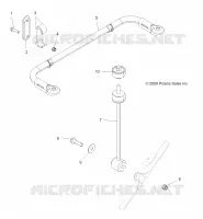 BARRE STABILISATRICE   A09ZX85FS/CFS (49ATVSTABILIZER09SPXP550) pour Polaris SPORTSMAN XP EPS 850 INTL de 2009