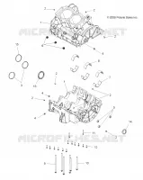CARTERS MOTEUR   A09ZX85FS (49ATVCARTERS MOTEUR09SPXP850) pour Polaris SPORTSMAN XP EPS 850 INTL de 2009
