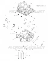 CARTERS MOTEUR   A09ZX8CFS (49ATVCARTERS MOTEUR09SPXP850) pour Polaris SPORTSMAN XP EPS 850 INTL de 2009