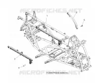 CHASSIS, CHASSIS   A09ZX85FS/CFS (49ATVCADRE09SPXP550) pour Polaris SPORTSMAN XP EPS 850 INTL de 2009