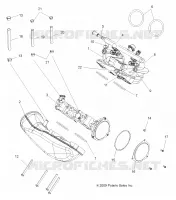 CORPS DE PAPILLON   A09ZX85FS/CFS (49ATVTHROTTLEBODY09SPXP850) pour Polaris SPORTSMAN XP EPS 850 INTL de 2009