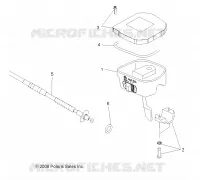 DIRECTION, INSTRUMENTS, ACCELERATEUR ASM. AND CABLE   A09ZX85FS/CFS (49ATVINSTRUMENTS09SPXP550) pour Polaris SPORTSMAN XP EPS 850 INTL de 2009