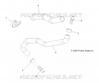 REFROIDISSEMENT BYPASS   A09ZX85FS/CFS (49ATVCOOLBYPASS09SPXP850) pour Polaris SPORTSMAN XP EPS 850 INTL de 2009