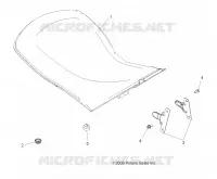 SIEGE   A09ZX85FS/CFS (49ATVSIEGE09SPXP550) pour Polaris SPORTSMAN XP EPS 850 INTL de 2009