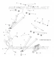 SUSPENSION AVANT A ARMS   A09ZX85FS/CFS (49ATVSUSPFRT10SPTRGEPS) pour Polaris SPORTSMAN XP EPS 850 INTL de 2009