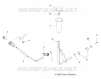 SYSTÈME DE TRANSMISSION, SELECTEUR DE VITESSE   A09ZX85FS/CFS (49ATVGEARSELECT09SPXP550) pour Polaris SPORTSMAN XP EPS 850 INTL de 2009
