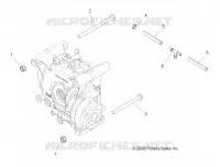 SYSTÈME DE TRANSMISSION, SUPPORT PONT, REAR   A09ZX85FS/CFS (49ATVPONTMTGRR09SPXP550) pour Polaris SPORTSMAN XP EPS 850 INTL de 2009