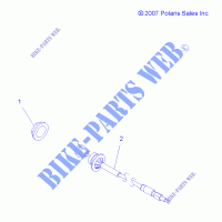 CABLE DE DEMARREUR   A09BA32AA (49ATVCABLE08SCRAM) pour Polaris TRAIL BLAZER 330 de 2009