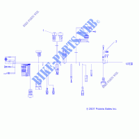FAISCEAU ELECTRIQUE   A08BA50FA (49ATVHARNESS08SCRAM) pour Polaris SCRAMBLER 2X4 INTL de 2008