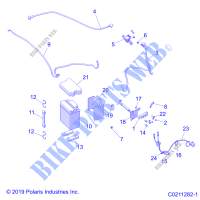 BATTERIE   A20SJE57AX (C0211282 1) pour Polaris SPORTSMAN TOURING 570 SP PREMIUM de 2020