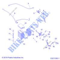 BATTERIE   A20SHD57A9 (C0211282 1) pour Polaris SPORTSMAN 570 HUNTER EDITION CAMO de 2020