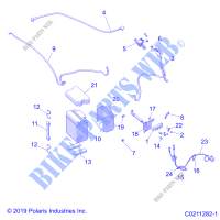 BATTERIE   A20SHE57AN/AF (C0211282 1) pour Polaris SPORTSMAN 570 PREMIUM de 2020