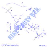 BATTERIE   A20SEE57A1/A4/A7/A9 (C0211282 1) pour Polaris SPORTSMAN 570 EPS de 2020