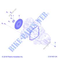 SYSTEME DE TRANSMISSION, DRIVE COUPLER   A20SXD95A9/E95AG (C101431 24) pour Polaris SPORTSMAN 1000 XP 48